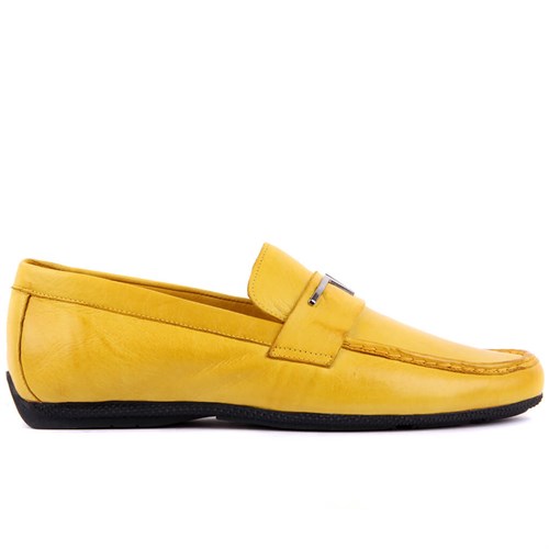 Sail Lakers - Sarı Erkek Günlük Deri Ayakkabı