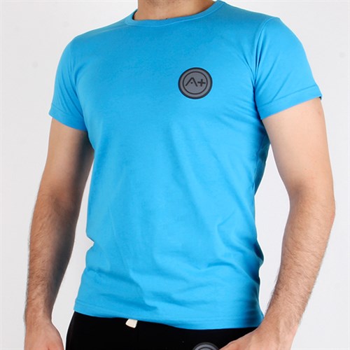 A+ Palermo Erkek Mavi Basic T-shirt