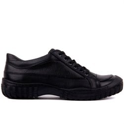 Black Genuine Leather Mens Shoes