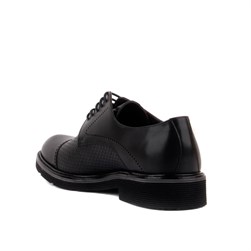 Fosco - Siyah Deri Erkek Günlük Ayakkabı