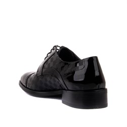 Fosco - Siyah Rugan Erkek Klasik Ayakkabı