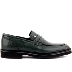 Fosco - Yeşil Deri Erkek Günlük Ayakkabı