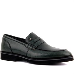 Fosco - Yeşil Deri Erkek Günlük Ayakkabı
