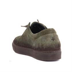 Özel Üretim - Yeşil Süet Erkek Günlük Ayakkabı