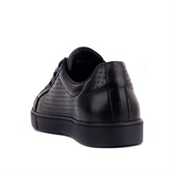Sail Lakers - Siyah Deri Cırtlı Erkek Ayakkabı
