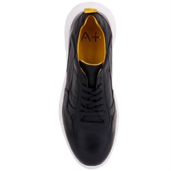 Sail Lakers - Siyah Deri Erkek Sneaker