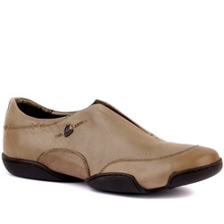 Sail Lakers - Sütlü Kahverengi Deri Erkek Günlük Ayakkabı