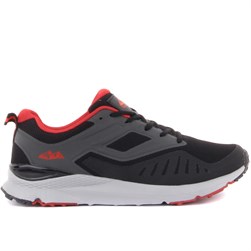 Siyah, Kırmızı Renk Memory Foam Taban Erkek Spor Ayakkabı